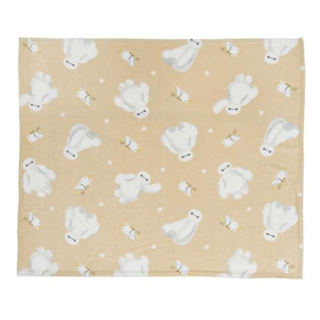 Disney Kids' ENJOY WINTER Blanket All-Over Print Baymax & Mochi Japan NEW