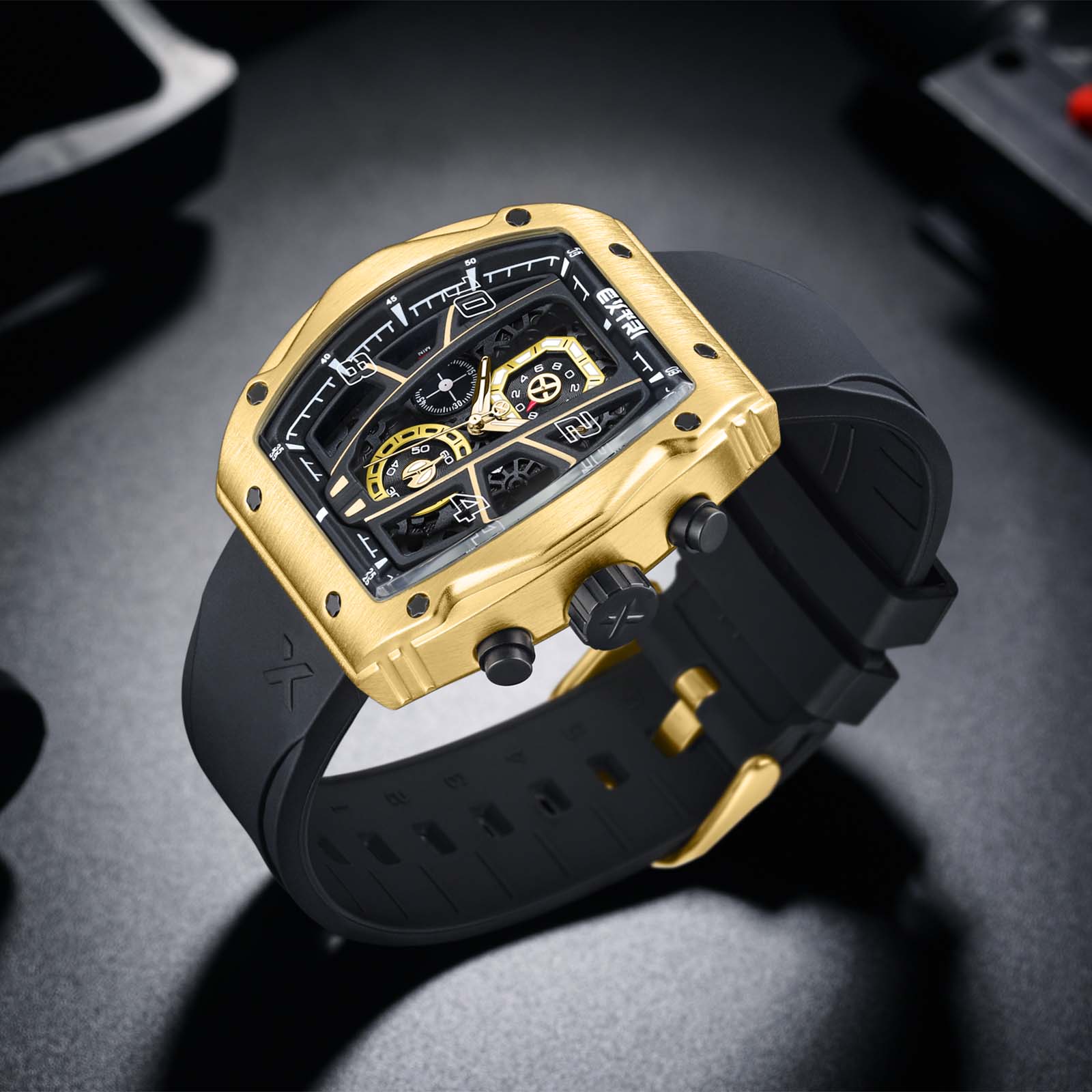 Мужские спортивные часы кварцевые часы мужские часы календарь часы для мужчин часы — фото 6