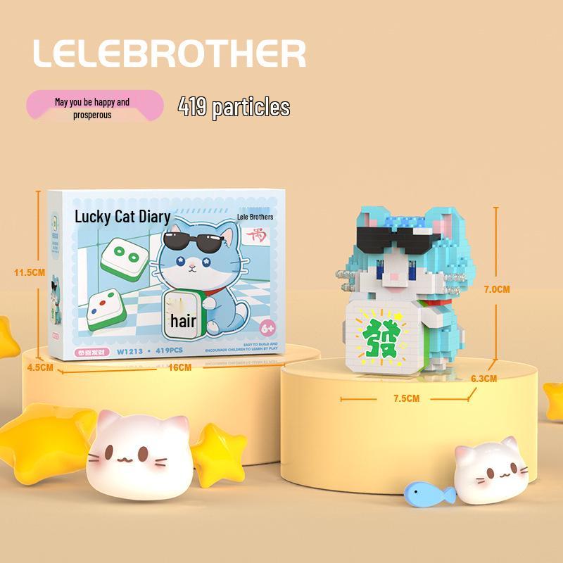 Chinese Panda Building Blocks - Compatible with Lego Bricks, Educational Micro Particle Assembly Toys, Gift Set