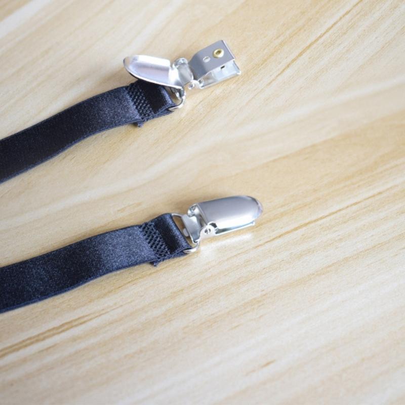 4pcs/set Adjustables Bed Sheet Fasteners Strap Elastics Mattress Cover Corner Holder Clip Grippers Suspenders Cord Decors