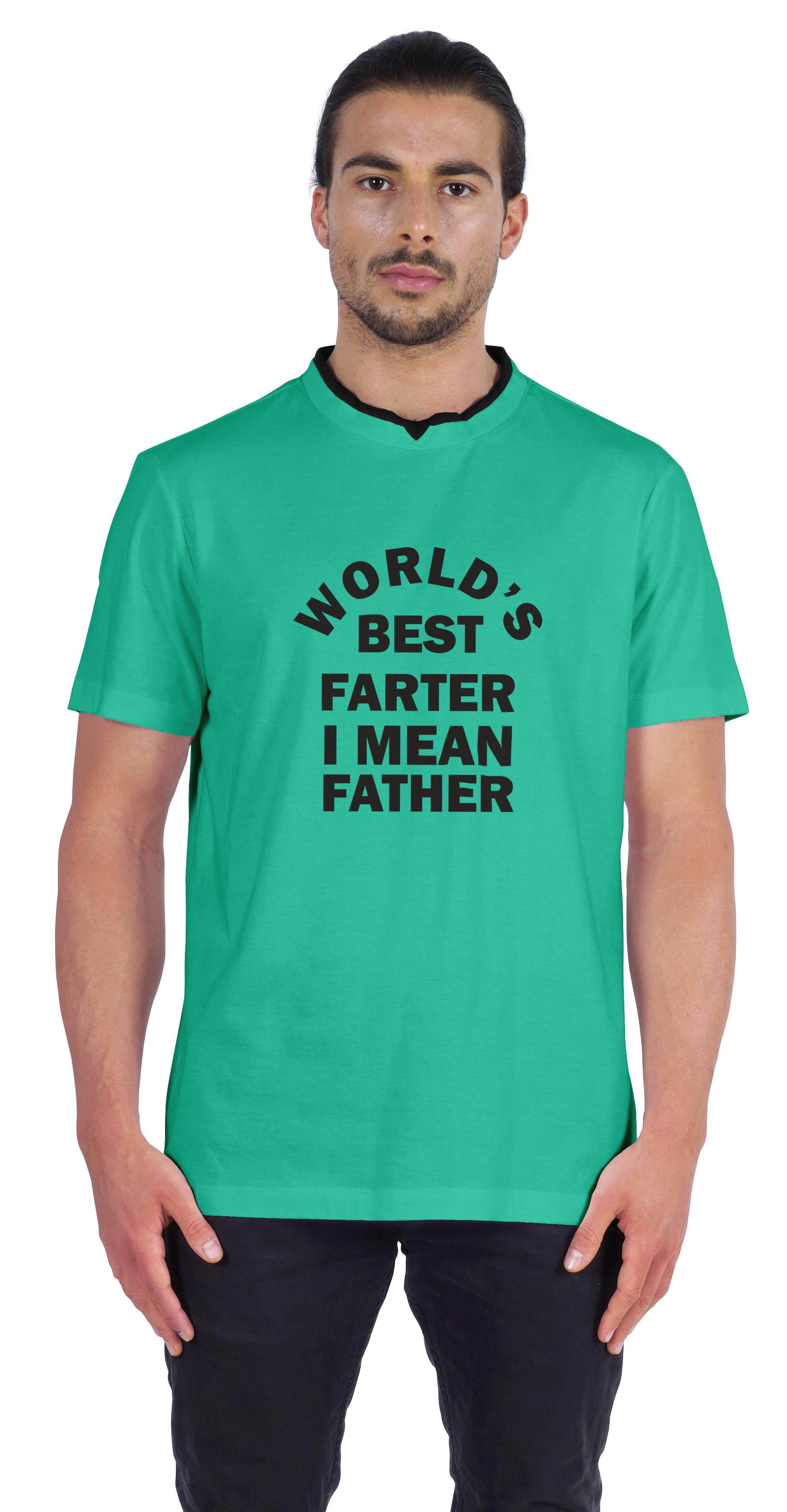 

Футболка Inkmeso Graphic Quote World s Best Farter I Mean Father For Best Dad Men s Jersey XXL кольору морської хвилі
