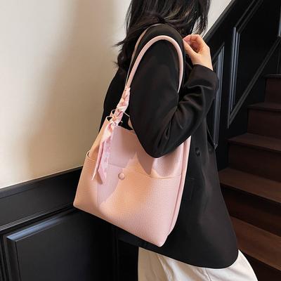 Niche Large-capacity Bucket Bag, Simple and Versatile Shoulder Bag, Women's  Spring and Summer New Tote Bag