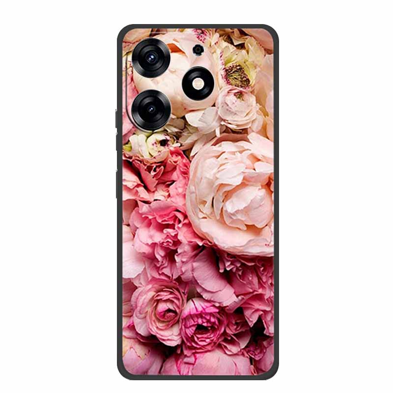 For Tecno Spark 20 Pro Case Spark20 Pro Coque Black Silicone Soft Back Cover For Tecno Spark 10 Pro Ki7 Phone Case Spark10 Pro