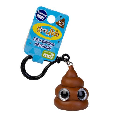 Clip-on Eye Popping Keychain (Poo)