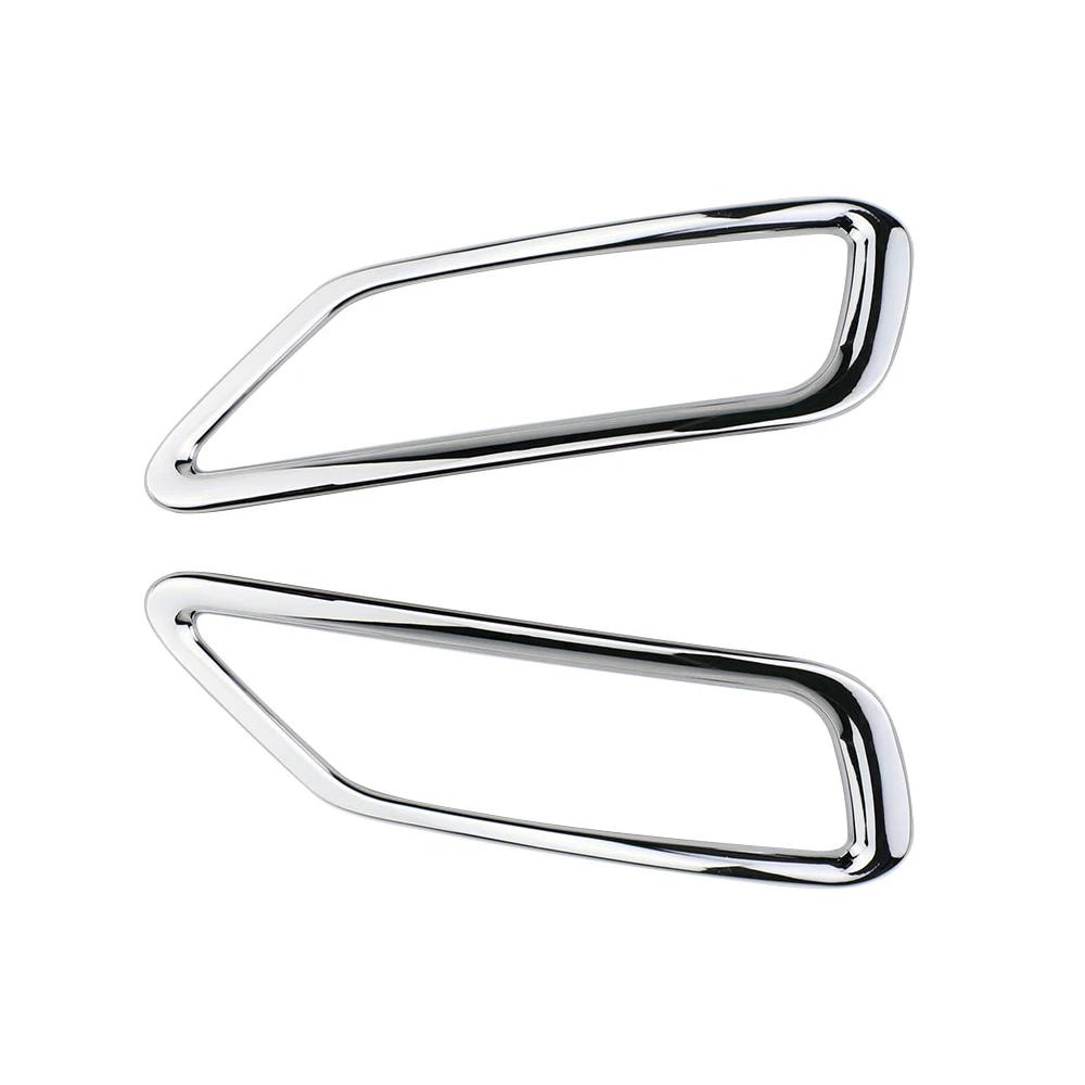 For Toyota RAV4 Rav 4 2014 2015 Rear Fog Light Cover Reflector Foglight Lamp Trim Chrome Frame Molding Styling Accessories