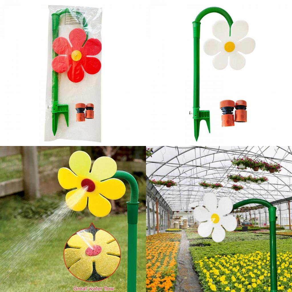 Daisy Sprinkler Head With Rotating Nozzle For Garden Watering And Childrens Play