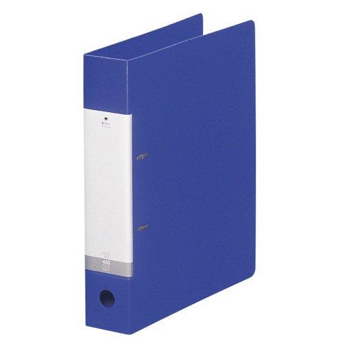 LIHIT LAB D-Ring File, A4S, 2-Ring, Blue, G2240-8, 00070059 (Pack of 5)