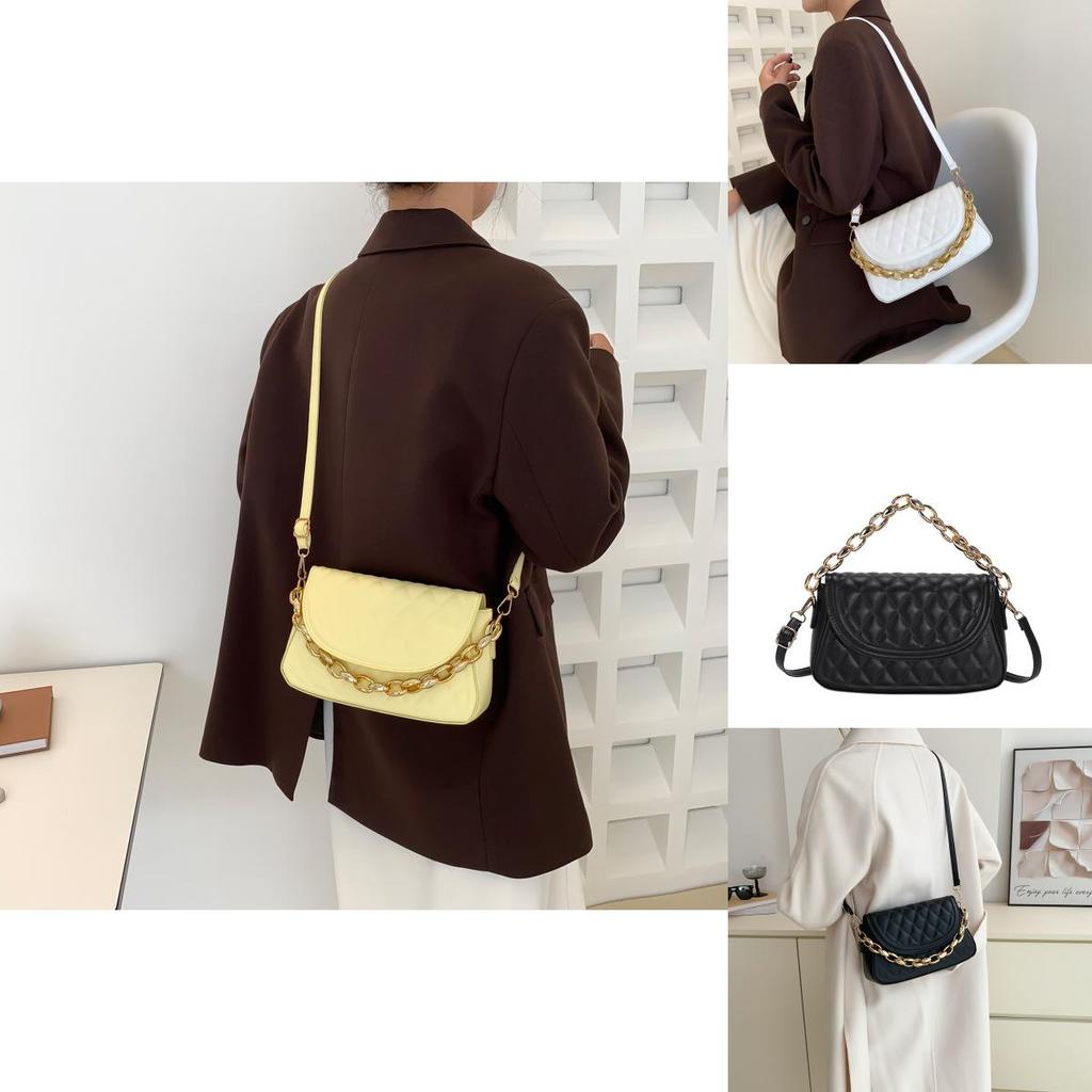 Chic Vintage Small Square Bag 2024 Summer New Trendy Casual Shoulder Bag