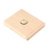 Saxophone Clarinet Reed Case Solid Wood 5 Reeds Holding Storing Box with HygrometerLog Color