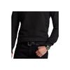 Polo Ralph Lauren FW24 Logo Embroidered Solid Color Crew Neck Long Sleeve Knit Sweater Men sweater Charcoal-Gray 710918163-005