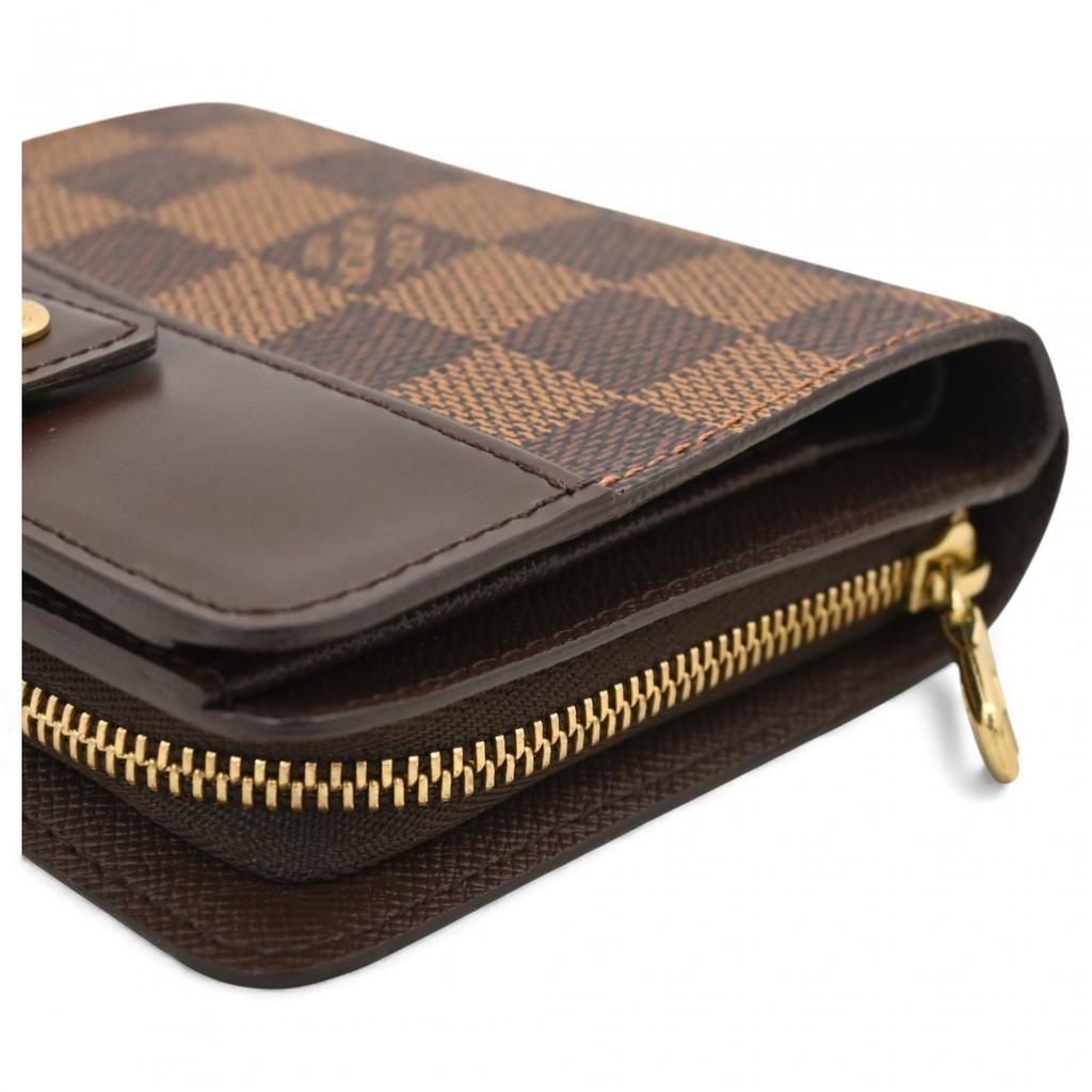 Auth LOUIS VUITTON Damier Compact Zip Bifold Wallet Lv5834rj