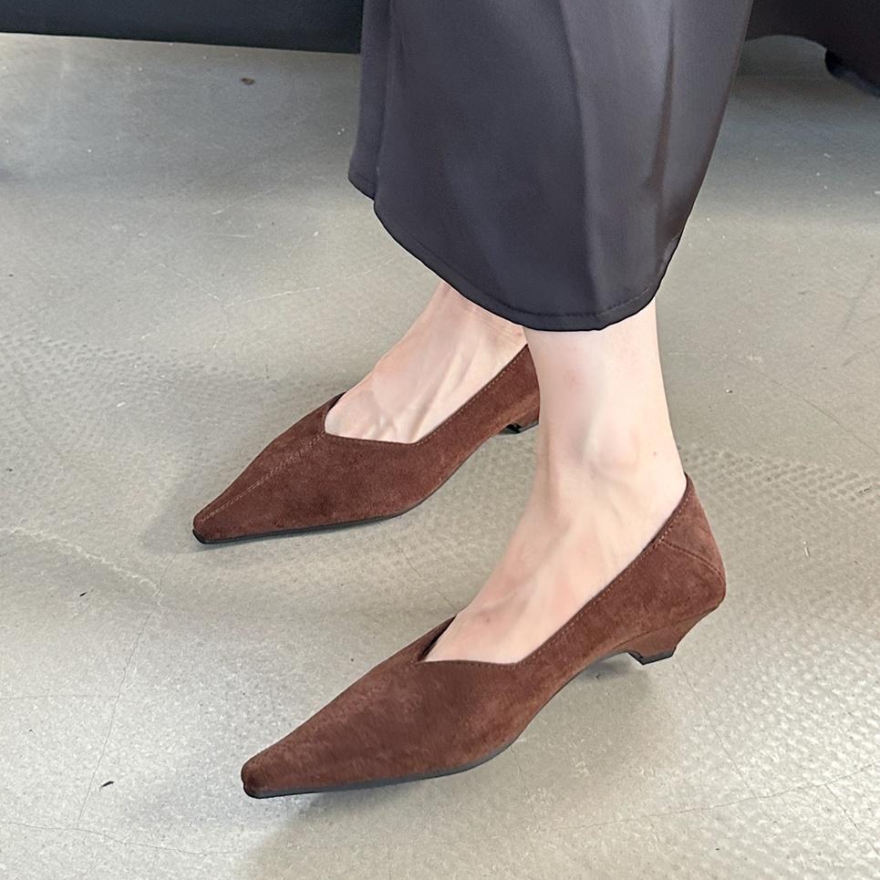 

Bailamos 2025 Осень Женские Сексуальные Туфли-лодочки с Острым Носком, Модные Элегантные Туфли-лодочки на Тонком Высоком Каблуке для Женщин 35