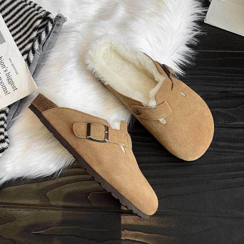 Women Casual Plush Slippers Comfort Warm Home Slippers Ladies Bedroom Shoes Footwear