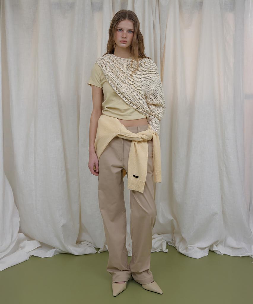Lonkeu Handmade Net Pullover Knit (Ivory)