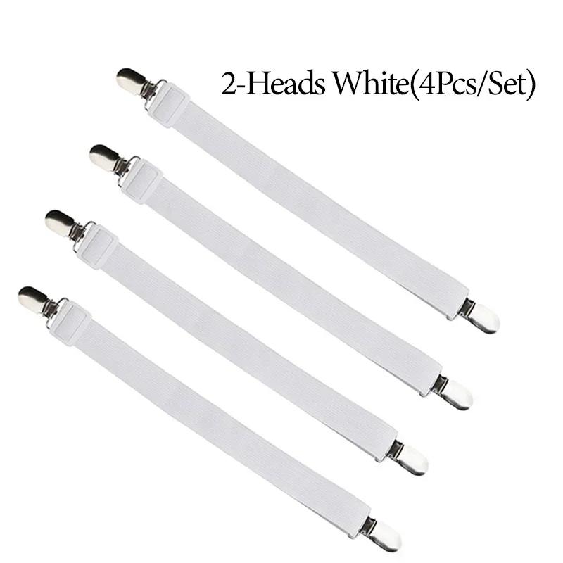 12 Clips Elastic Bed Sheet Grippers Belt Fastener Non-Slip Strap Mattress Clip Fasteners Cover Blankets Grippers Organize Gadget