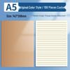 A5B5 Custom Solid Color Notebook with Printable Logo - Thick Pages for Business Diary or Office Use