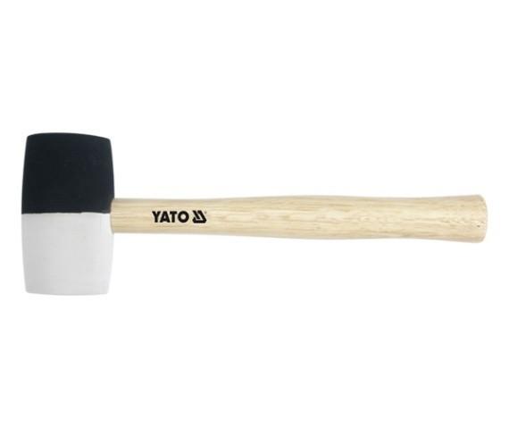 Rubber hammer with wooden handle 340 g YT-4601 YATO