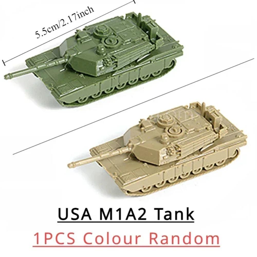 1/144 4D Classic WWII Panzermodell Deutscher Tiger Leopard US M1A2 Russland T80 Israelischer MA4 Chinesischer 59 Sandtisch Plastikpanzer Spielzeug