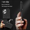 For iPhone 11 12 13 14 15 16 Pro Max Plus Phone Case Magnetic Metal Stand Kevlar Pattern Carbon Fiber Anti Drop Slim Cover