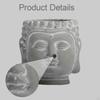 Buddha Flower Pot Original Resin Planter with Drainage Hole And Realistic Appearance for Gift Table