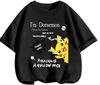Breathable Summer Short Sleeve T Shirt Pikachu Casual Leisure Style Classic Cartoon Design For Children 3 To 14
