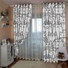 Curtains Popular Small Animal Head Simple Digital Printing High Density Blackout Curtains