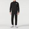 Puma Logo Print Stand Collar Zip Top And Elastic Waist Cuffed Pants Casual Sports Set Men Sets Black 680660-01