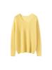 Classic Cashmere & Mulberry Silk V-Neck Women's Pullover Knitwear