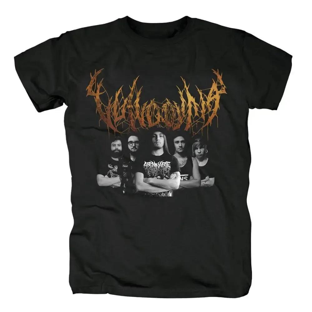 Vulvodynia Themed Tshirt South African Cruel Death Metal Band Global Tour Merch High Quality Cotton Hip Hop Short Sleeve Tee