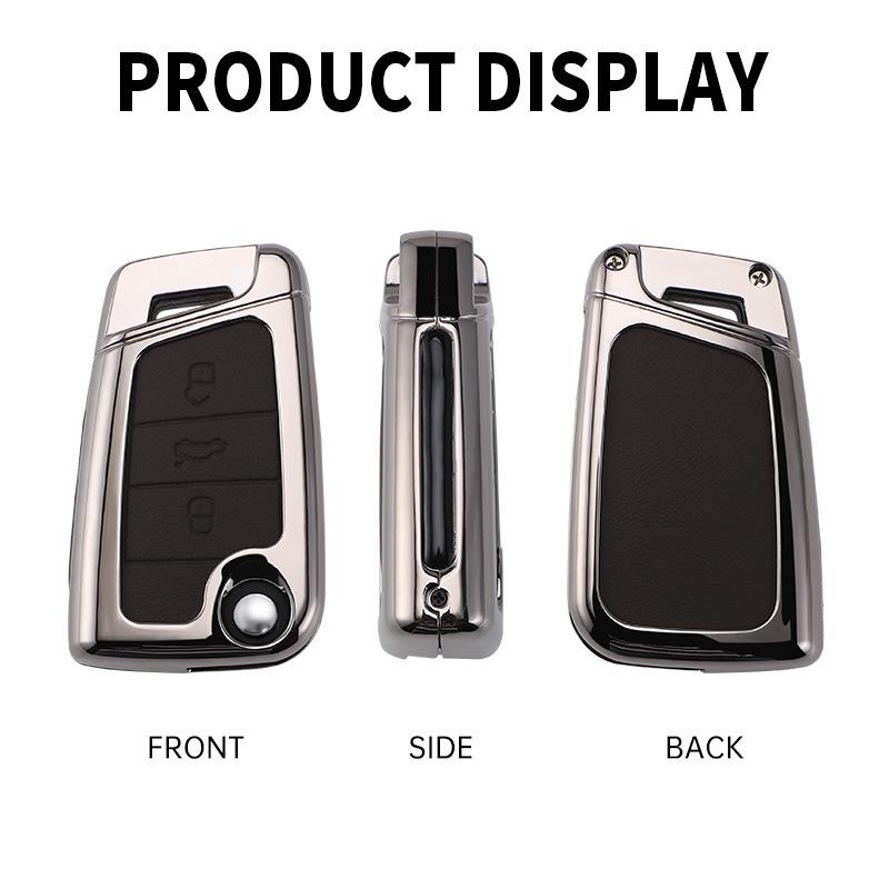 Compatible Key Case for Volkswagen Golf 8, ID.4, ID.3, Tiguan, Passat, Lingdu, Lanxun, and Touareg.