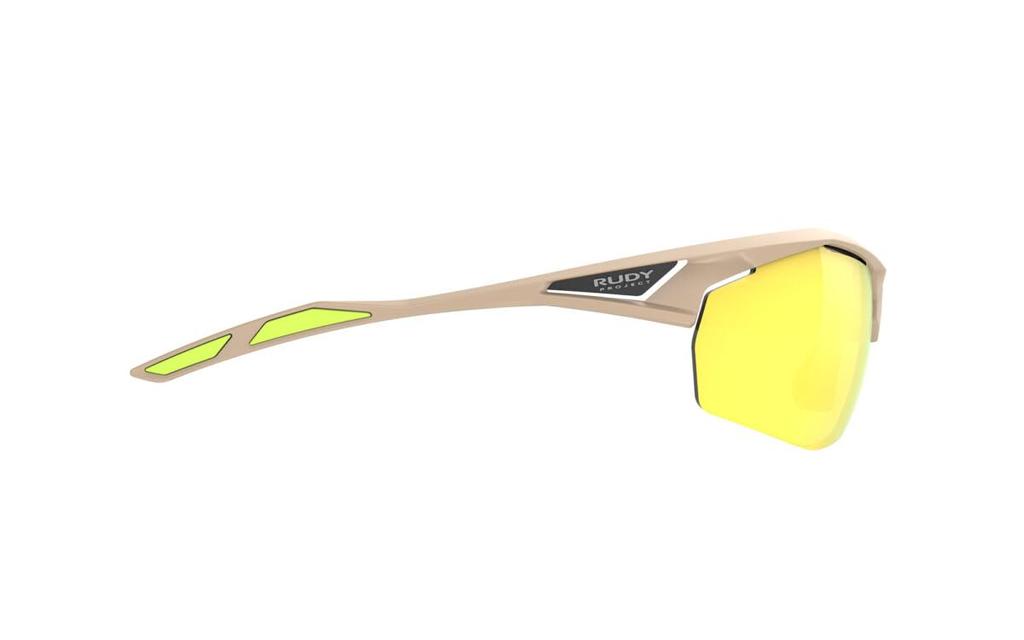 Rudy Project SYDUS Desert Matte Sunglasses, Frame, Multi-Laser Yellow, SQ010555-0000