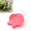 Betta Hammock Shell, Betta Fish Bed with Suction Cup, Plastic Conch Shell Fish Hammock, Resting Spot for Betta, Shrimp, Cichlid, Small Fish Tank Decor