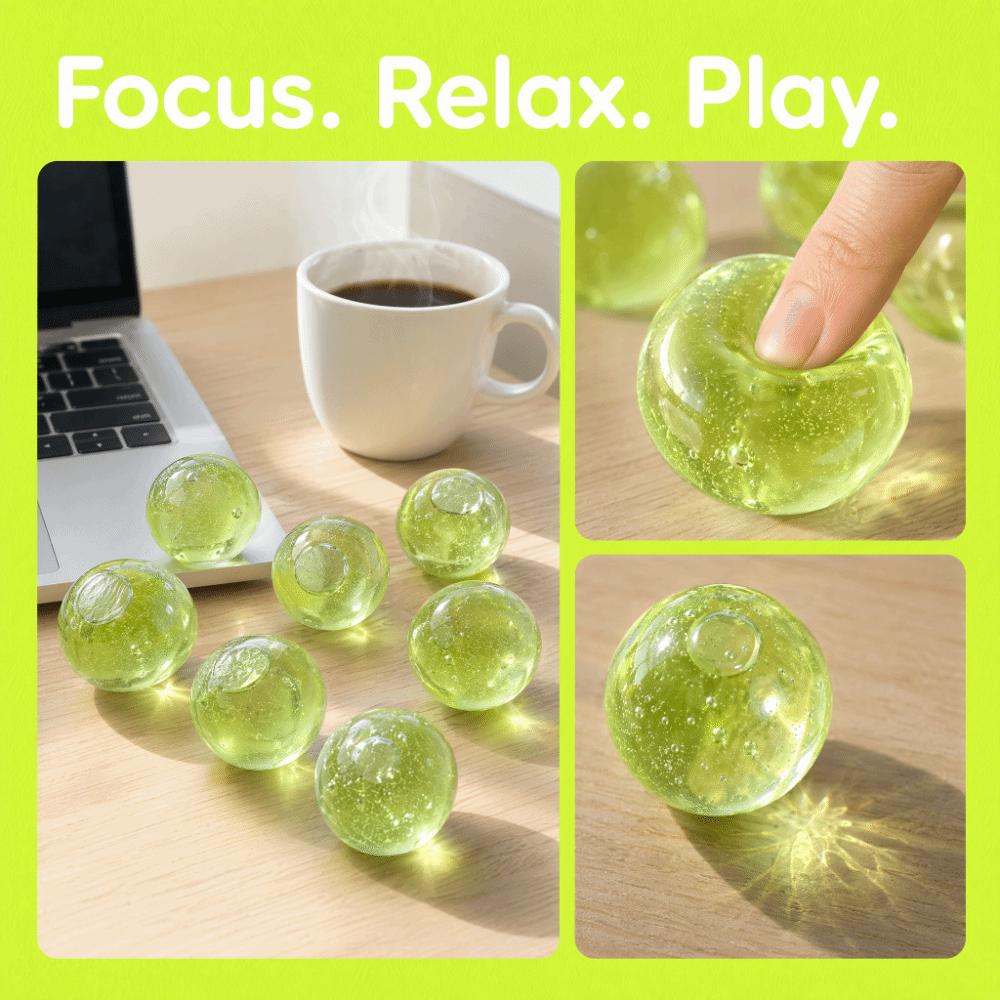 Green Grapes Shape Fruit Squishy Toy Glossy Slow Rising Squeeze Soft Stress Relief Toy Relaxation