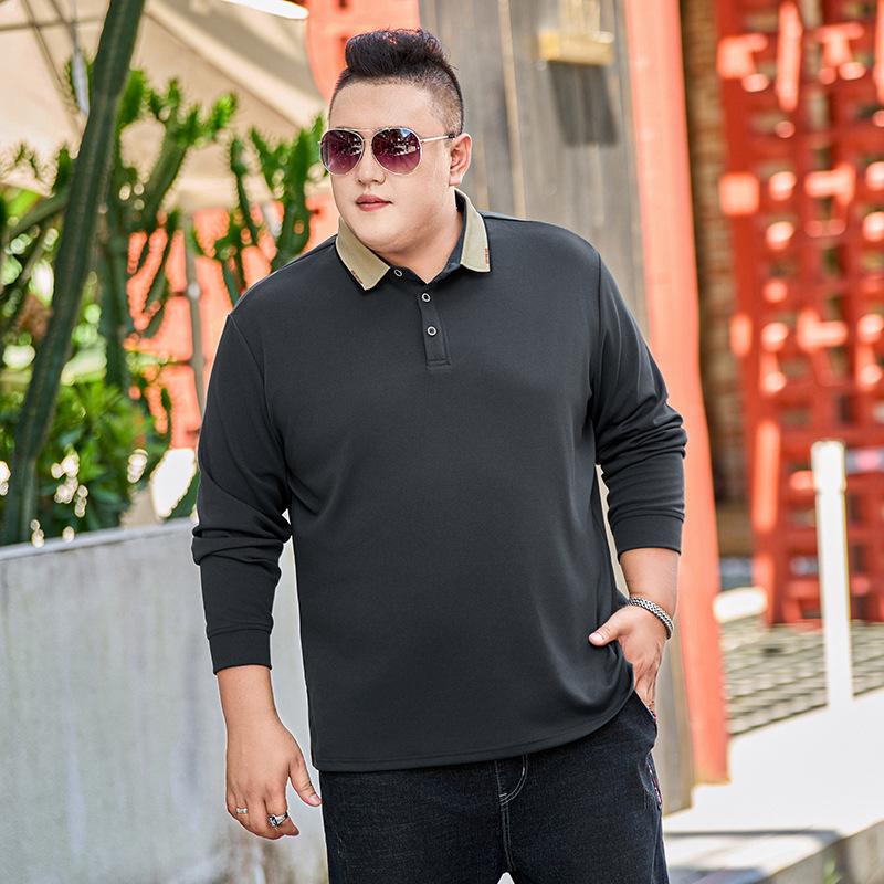 Marškinėliai ilgomis rankovėmis Polo Shirt Vyriški apatiniai su vilnos marškinėlių viršumi