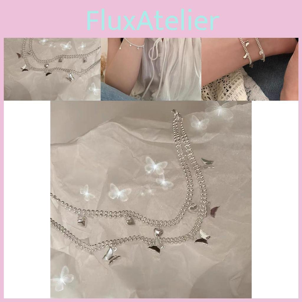 Heart And Deluxe Butterfly Bracelet For Women Highend Alloy Plated Jewelry