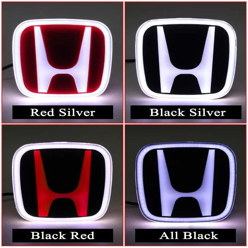 Honda PMMA LED Car Emblem Sticker Front Rear Trunk Light Badge for Accord Civic Odyssey CRV Inspire Amaze Vezel -  Accessories