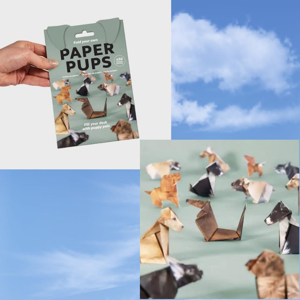 Cats Handmade Creative Diy Paper Cat Dog Dinosaur Folding Animal Folding Craft Paper Set For Decoration Kid Gifts