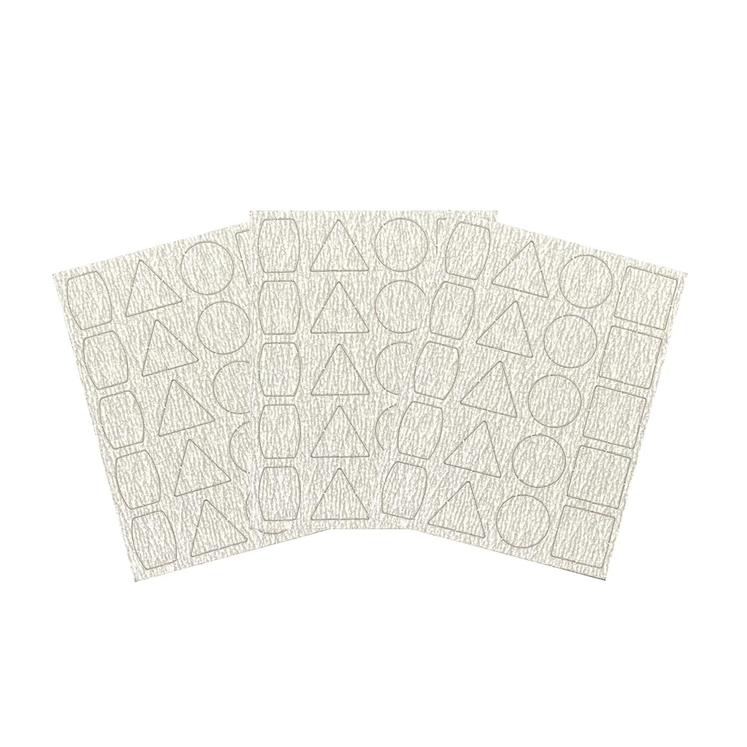 

PROXXON Pen Sander File 3 Sheets 5 sheets per 4 different 28824 Set, (240 grit, sheet, shapes) No.