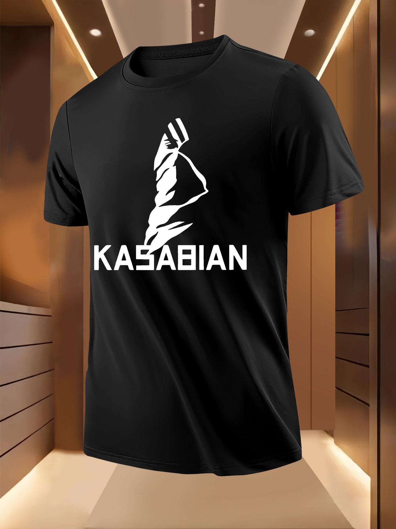 KASABIAN Graphic Print Tshirt - Breathable Lightweight Po... L
