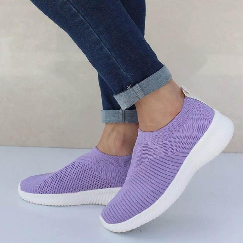 Sneaker Woman Shoes Fashion Sock Slip On Sneakers For Woman Comfortable Women's Sports Shoes Mesh Fabric Womens Shoes Footwear