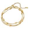 Minimalist Luxury Titanium Steel Necklace Cold Elegant Long Layering Jewelry Durable Colorfast