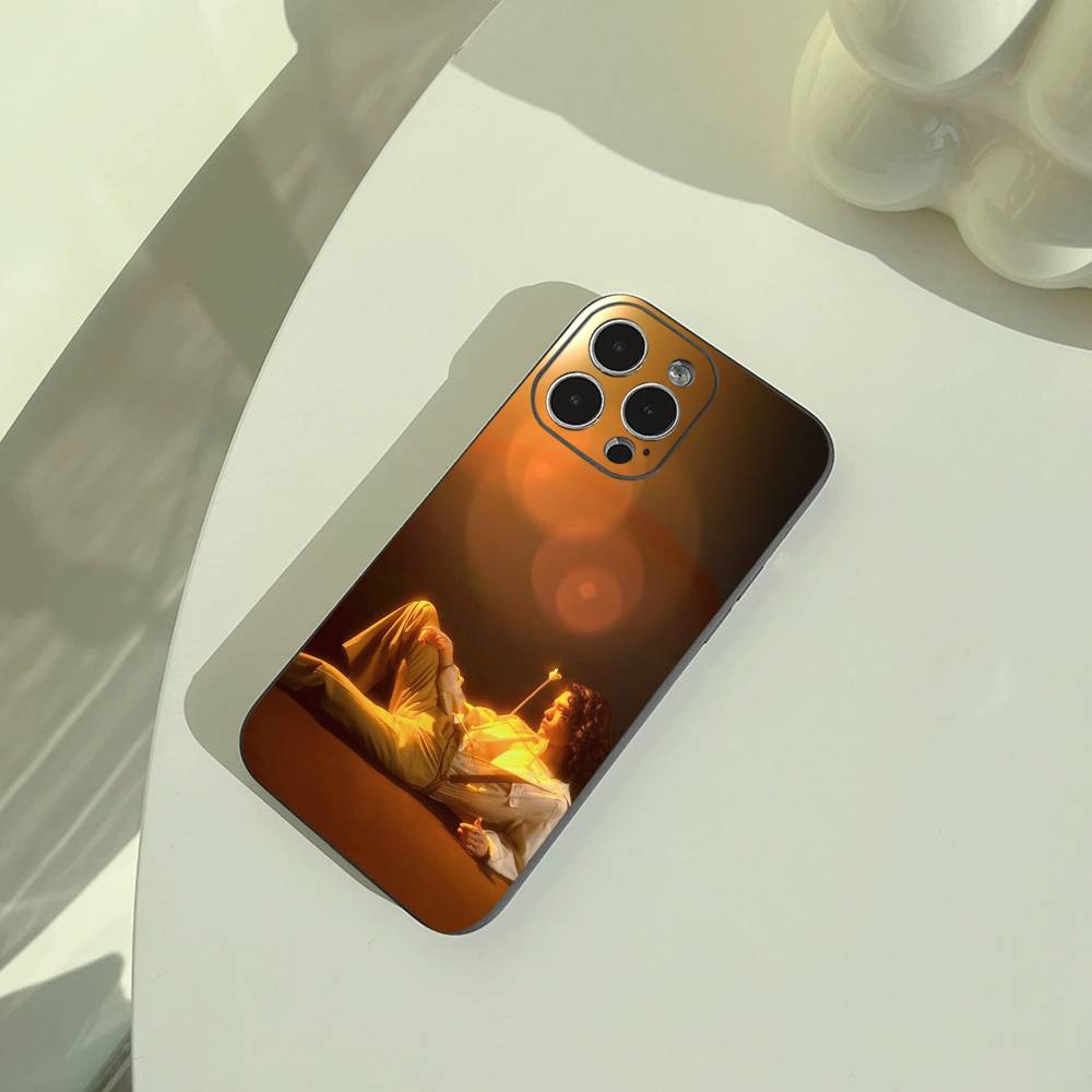 Popular Young Singer C-Conan-G- Gray Phone Case For iPhone 17,16,15,14,13,12,11 Pro Max,16Plus,XS Soft Black Cover