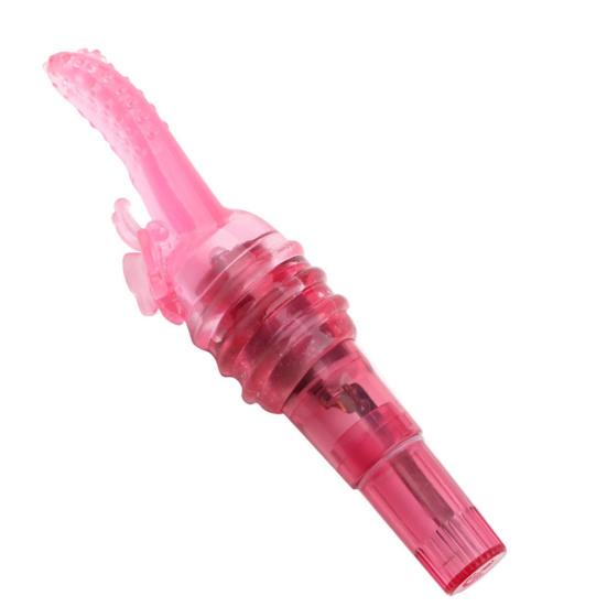 Vibrating Massager Waterproof Lightweight TPE Sex Finger Vibrator Sleeve for Hotel