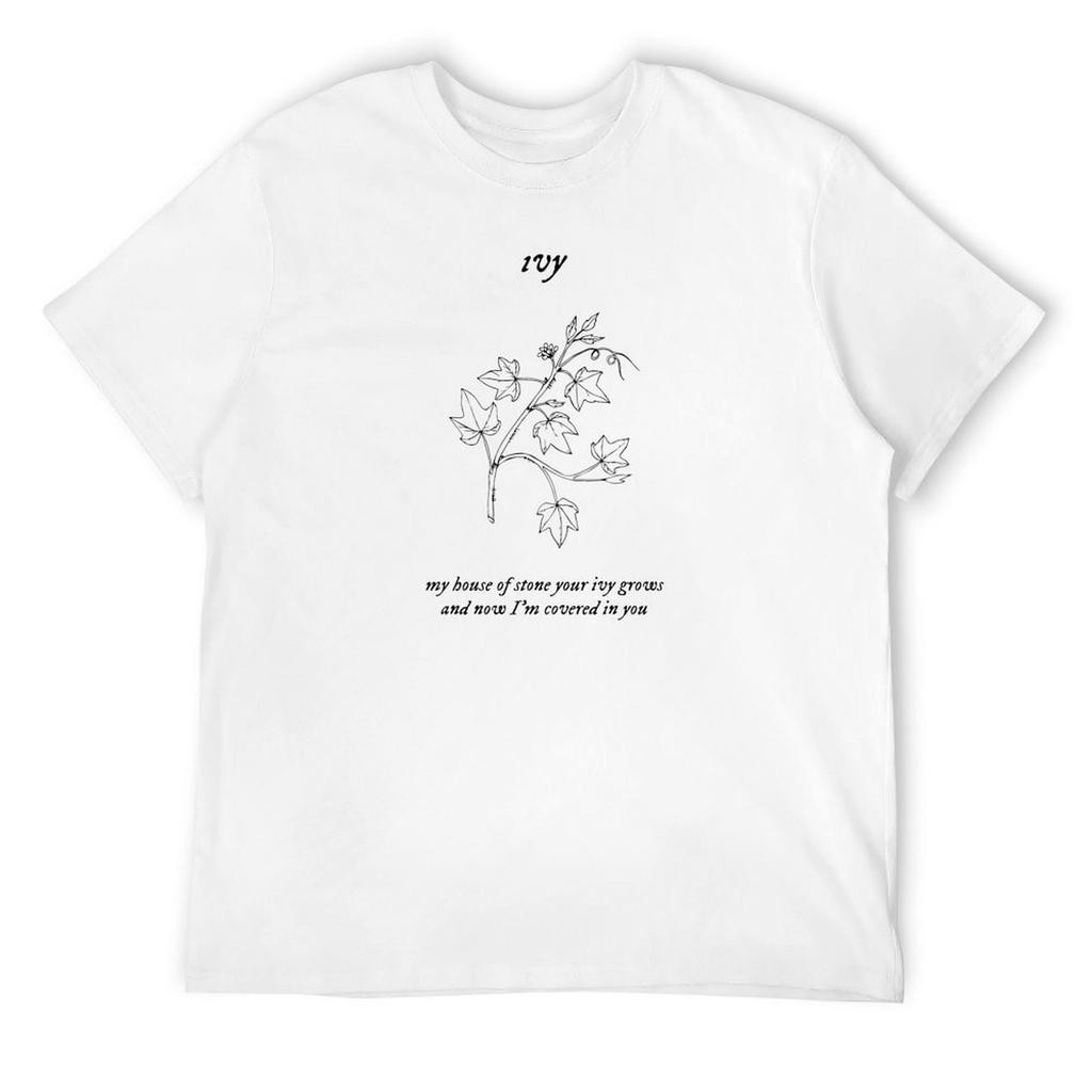 Ivy 2 Illustration T-Shirt Blue Archive Summer Top Cute Tops Sweat Mens T Shirts Pack