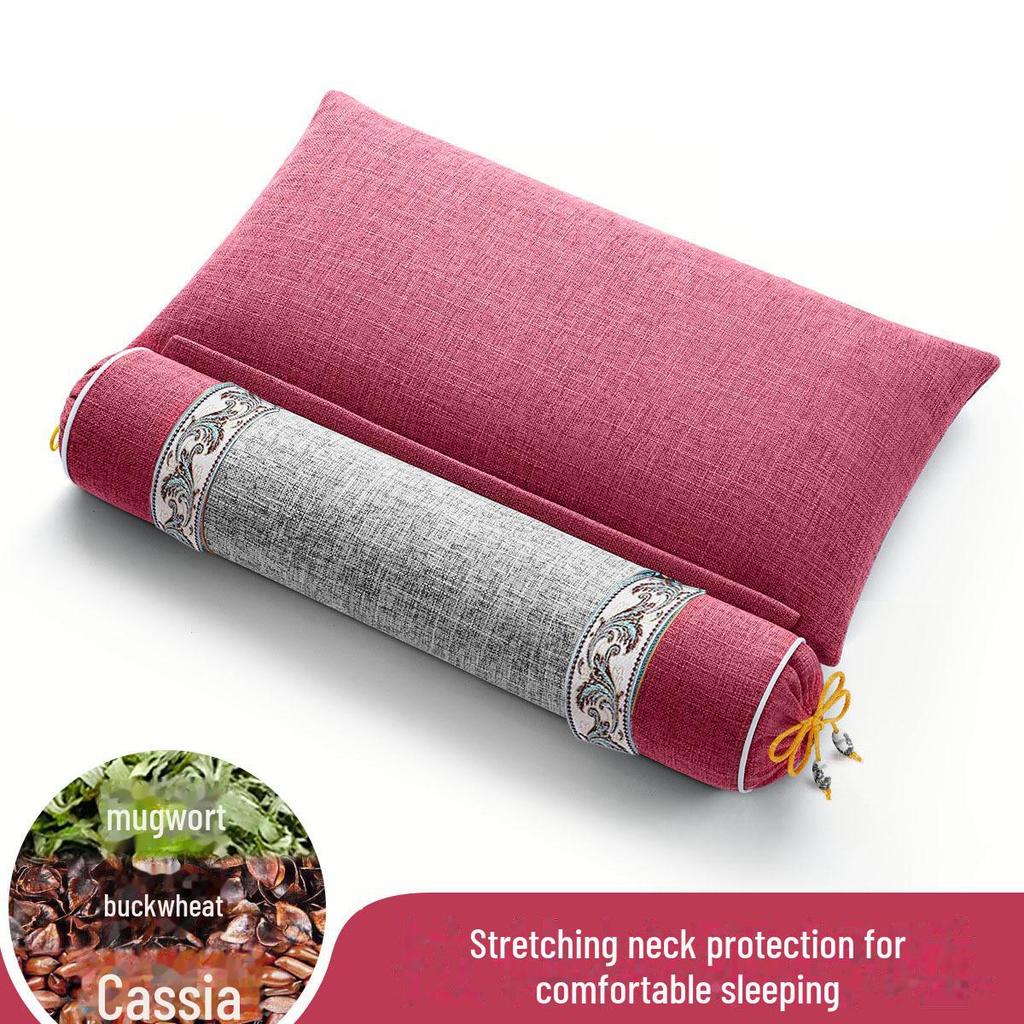 Multifunctional Heated Neck Pillow with Herbal Filling