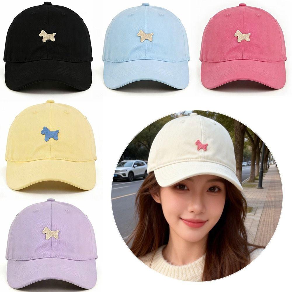 Fashion Breathable Embroidery Pony Baseball Caps Adjustable Hiphop Cotton Baseball Hats Vintage Sunscreen Hats Men Women