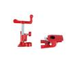 34 Inches Pipe Clamp Hand Cranked Vertical Woodworking Quick Clamp Fixture Carpenter Tool