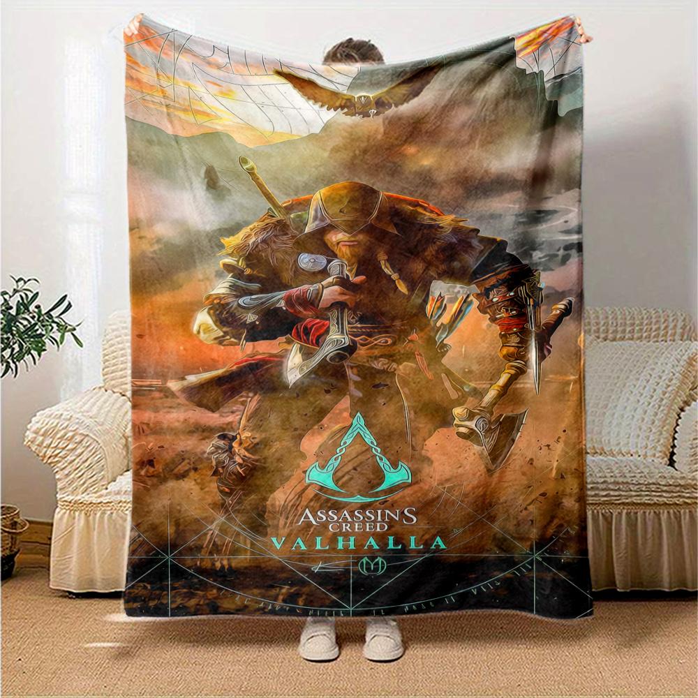 Assassins Valhalla Blanket, High quality Comfortable for All Seasons, Home Decor, Warmth and Comfort