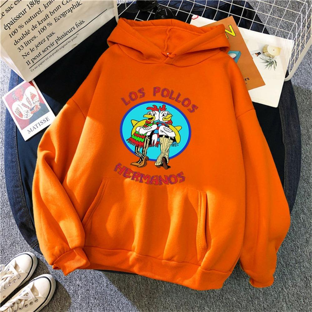 LOS POLLOS Hermanos Film für Frauen Hoodie Lustiges Chicken Brothers Sweatshirt Übergroße Männer Hoodies Pullover Hip Hop Streetwear