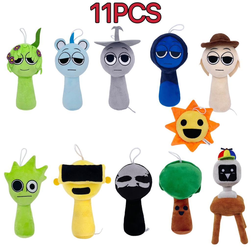 Juguetes de Peluche Sprunki Muñeco de Peluche Sprunki Cantantes Oren Wenda Dibujos Animados Almohada de Peluche Regalos de Cumpleaños y Navidad para Niños